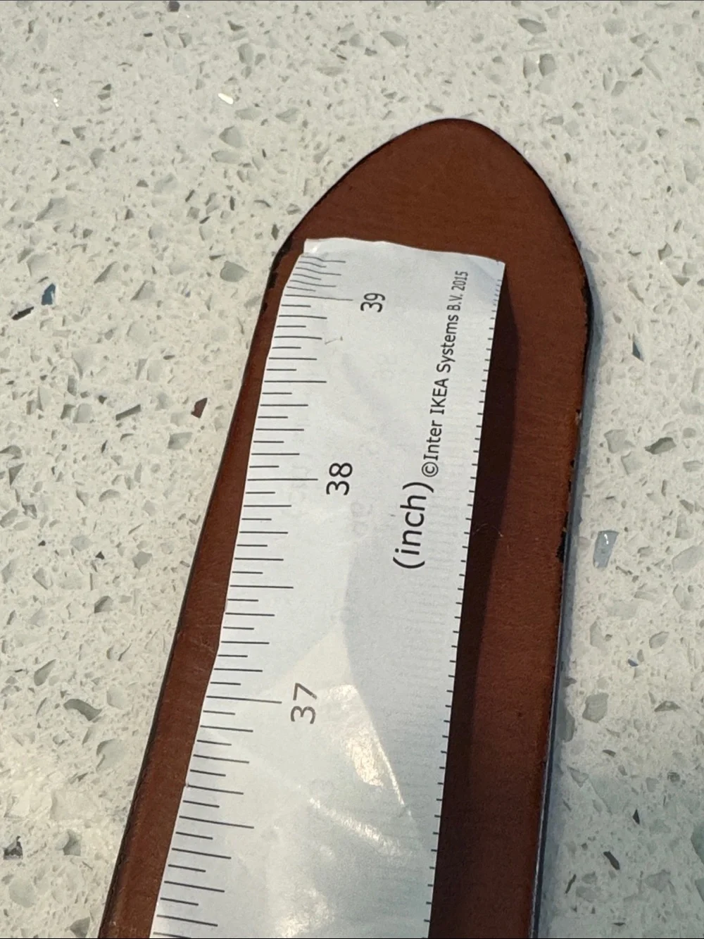 Brown Leather Belt Strap - Classic Tan saddle Brown